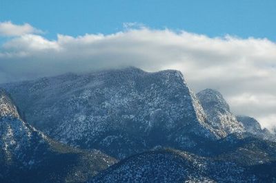 Clouds scraping the Sandia Bob Dubin