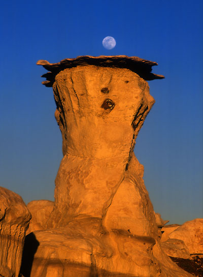 Bisti Badlands Moon Rising David Lewis Photography