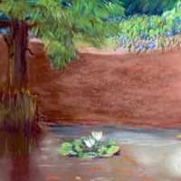 Koi Pond (detail) Eunice R. Bromberg