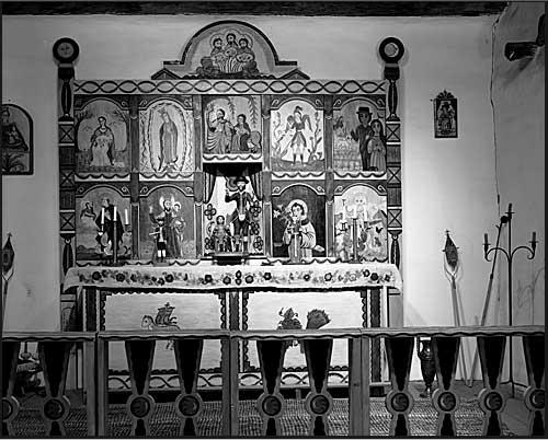 Las Golondrinas Chapel Altar ©Joe Cabaza