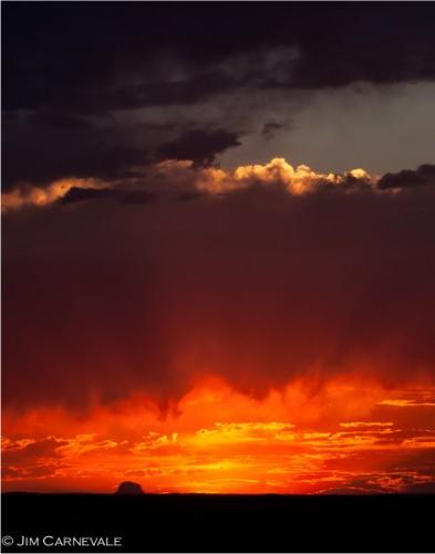 Cabezon Sunset Storm