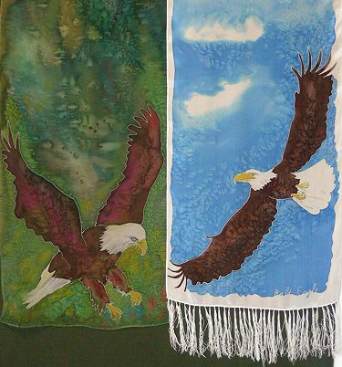 �Judith Roderick Eagle Scarves