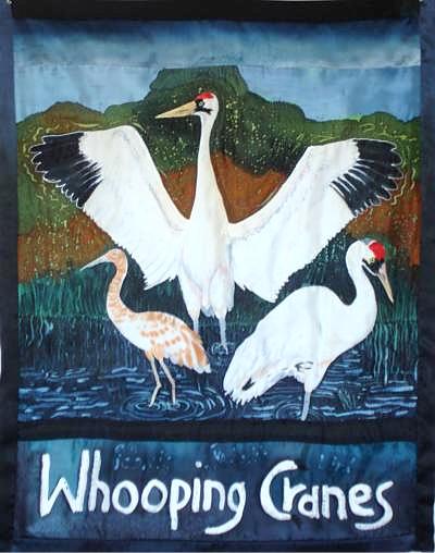 Whooping Crane Quilt Judith Roderick