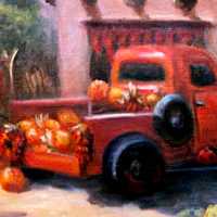 Pumpkin Truck (detail) ©L. Heath