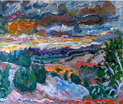 Placitas Sunset Leslie Jakobovits