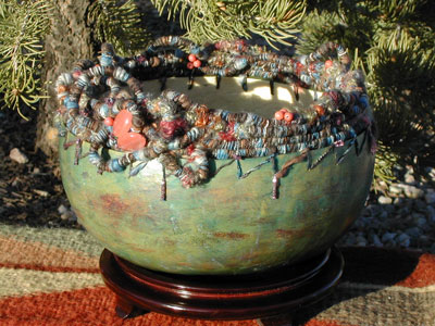 Azure Waves Lynne Kottel - Zia Gourds