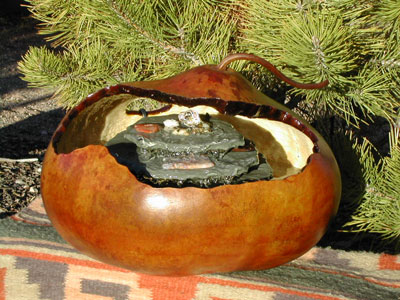 Squash Blossom Lynne Kottel - Zia Gourds