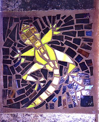 Placitas Artists - Floor Tile Mosaic Laura Robbins