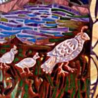 Four Quail (detail) �Laura Robbins
