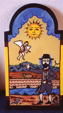 San Ysidro - Mary Boatright - Retablos