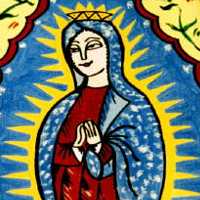 Our Lady of Guadalupe (detail) Mary Boatright - Retablos