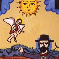 San Ysidro (detail) Mary Boatright - Retablos