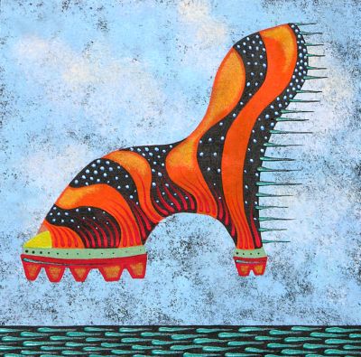 Placitas Artists - Shoe #5 �2005 Mary E. Carter