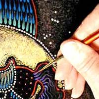 Detail from Goddess Cabinet - �Mary E. Carter