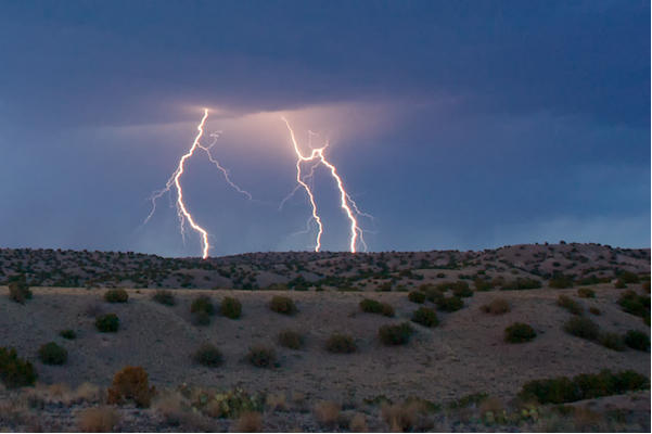 Lightning Dance Over New Mexico Mary Lee Dereske