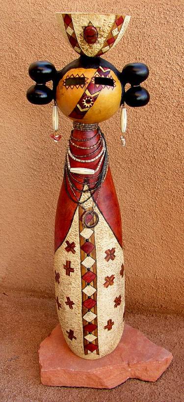 Hopi Maiden Collection: Maiden with Jasper Bowl 2004 Susan Jordan