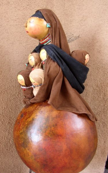 Gourd Teller: After the Story  Susan Jordan - Sage Hill Gourds